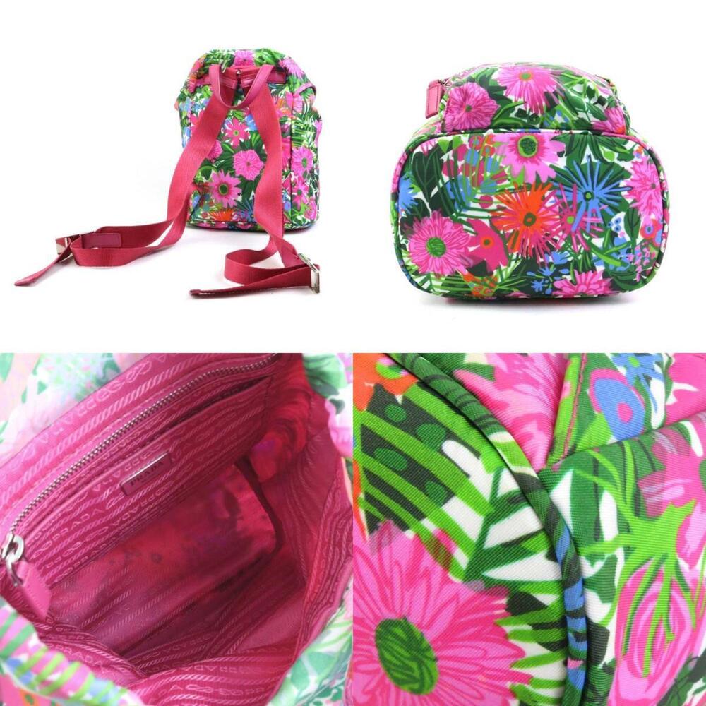 PRADA Backpack Nylon Multicolor Women's e60359g - Picture 3 of 5